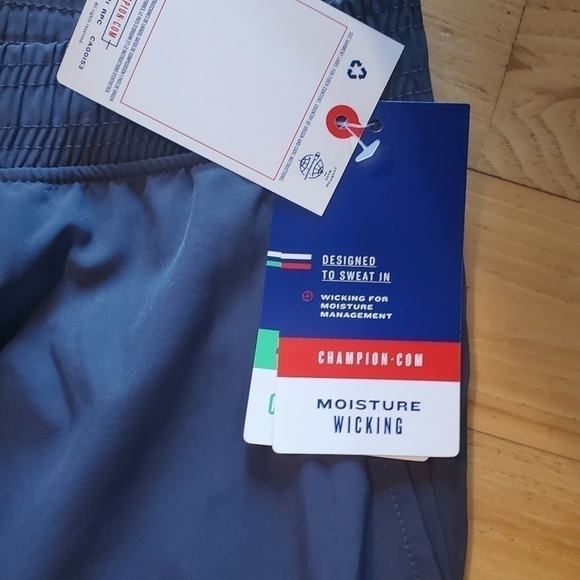 Champion Gray Athletic Wicking Pocket Shorts Men's Size XXL NWT - Picture 8 of 16